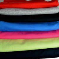 Cotton Jersey Fabric - Cotton Jersey, Multicolour, Smooth Texture, Light Texture, Plain Style | Longevity & Colorfastness Attributes