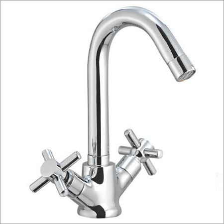 Stainless Steel Swan Neck Pillar Tap