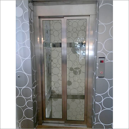 SS Framed Glassed Telescopic Automatic Door