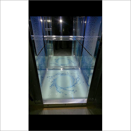 Glassed Flooring With Lightings