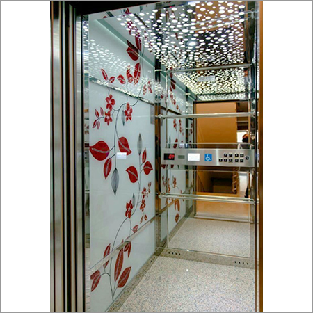 Printed Glassed Lift Cabin
