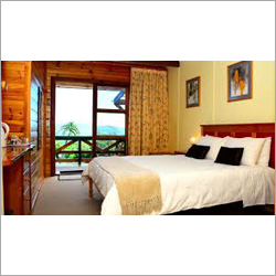 Lodge Room Bed Sheet - Cotton Blend Various Sizes | Plain Dyed Customizable Skin Friendly Fabric High Tear Strength Easy Washability