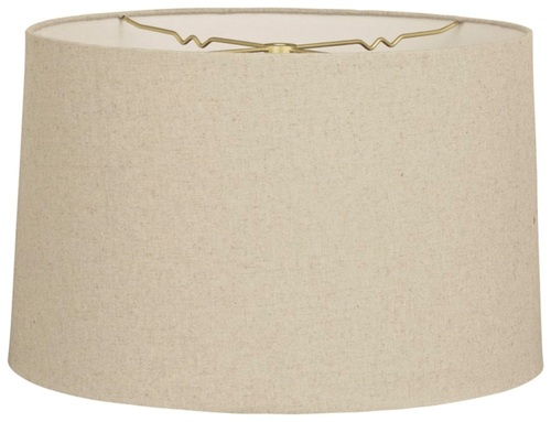 Traditional Cylinder Lamp Shade In Linen Fabric