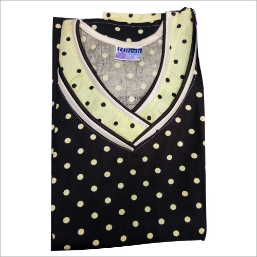 Cotton Printed Nighty