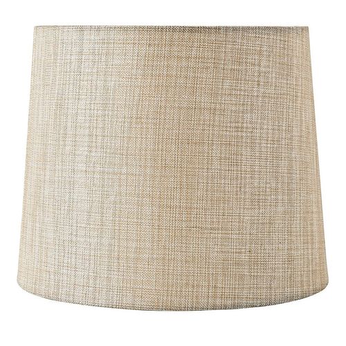 Traditional Cylinder Lamp Shade In Chambray Fabric