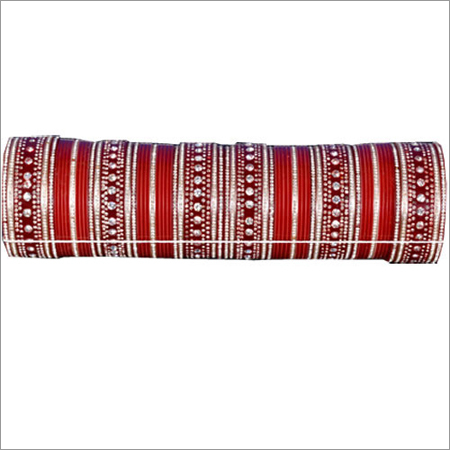 Wedding Silver Maroon Churas