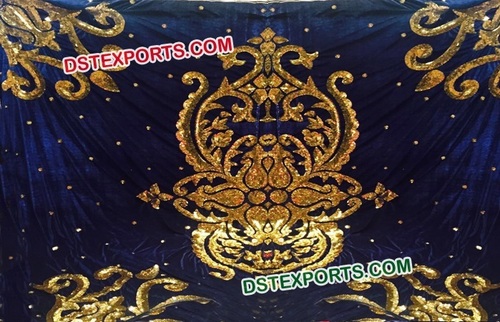 Embrodried Backdrop Decoration for Wedding