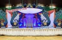 Indian Fiber Carved Mandap For Shadi