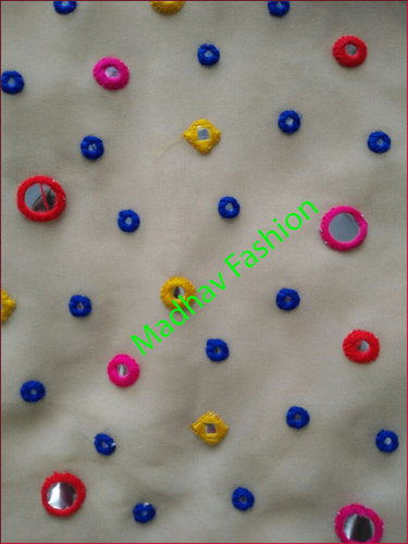 Mirror Embroidery fabric 