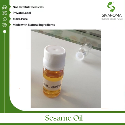 Sesame Oil - 100% Pure, Cold-Pressed Extract | Rich in Healthy Fats, Enhances Flavor