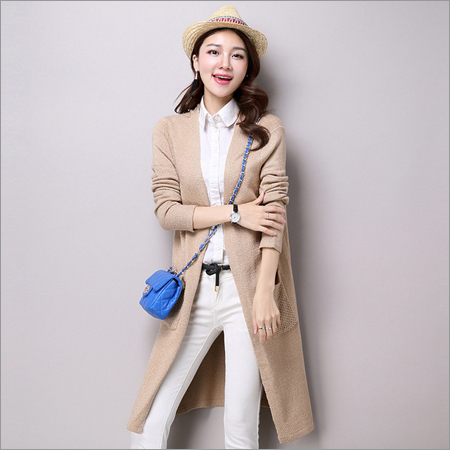Women Long Woolen Shrugs