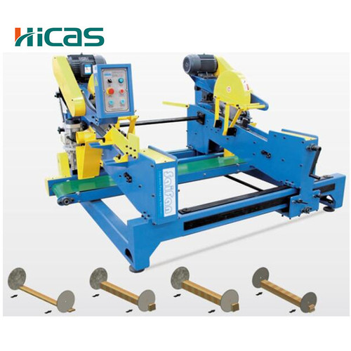 Horizontal Double Blade Circular Saw Machine For Pallets Production