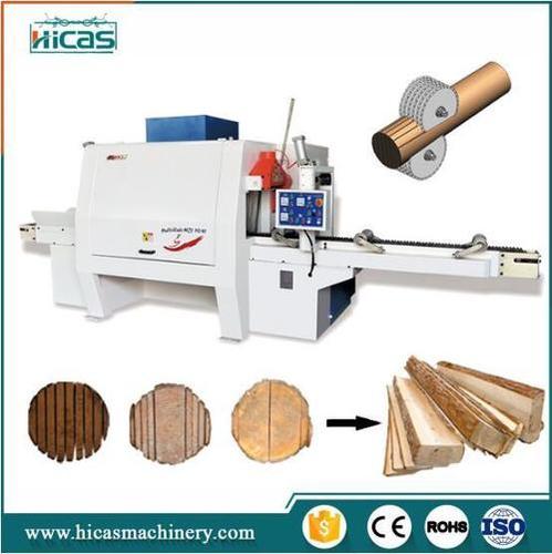 Horizontal High Efficiency Wood Multi Blade Rip Saw