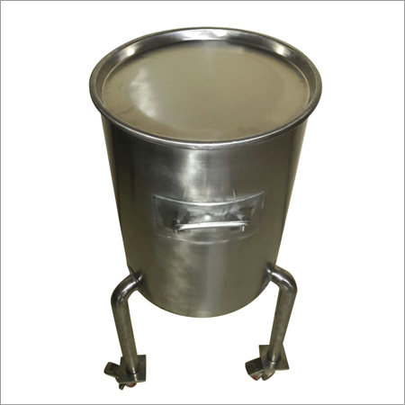 SS Storage Trolley Tank