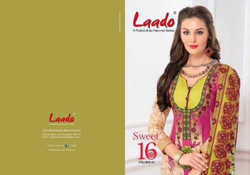 Laado Cotton Printed Dress Material