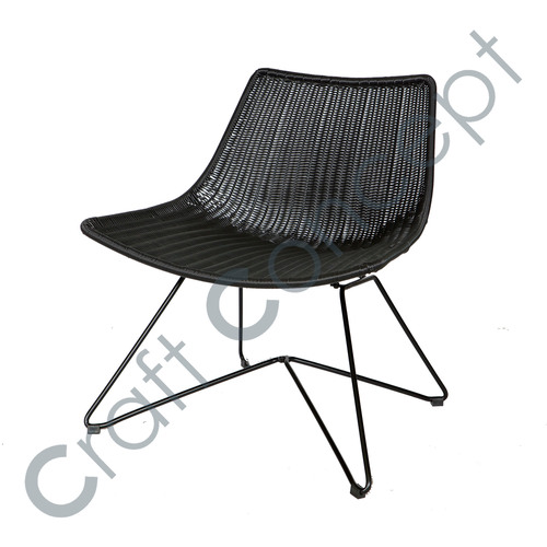Black Metal Chair No Assembly Required