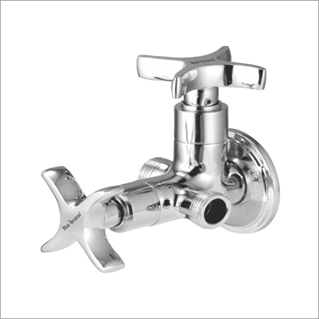 Two Way Angle Cock with Wall Flange