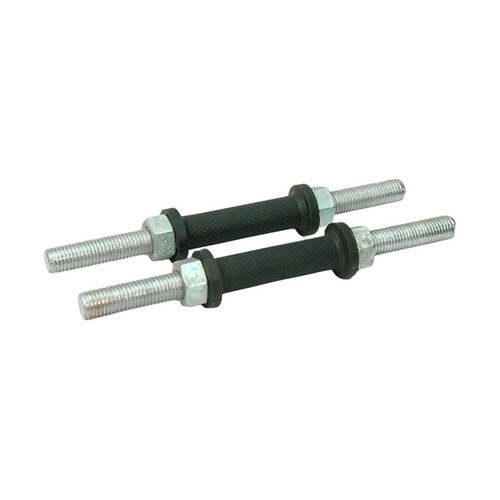 HAWKISH DUMBBELL ROD WITH NUT FOR WEIGHT LIFTING EXERCISE