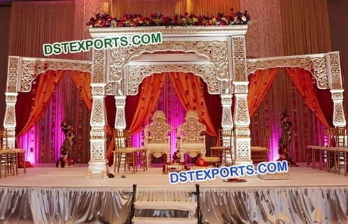 Elegant Fiber Wedding Mandap