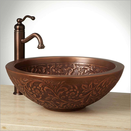 Any Color Coram Double-Wall 16 Copper Vessel Sink