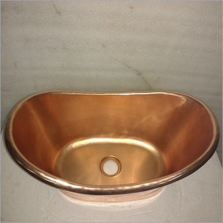 Any Color Wall-Double Bowl Copper Vessel Sink