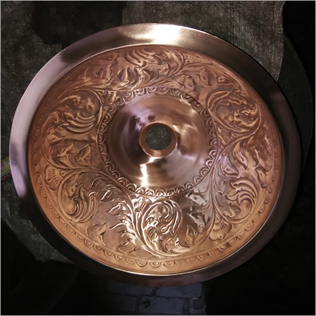 Undermound Single Bowl - Hammered-Embossed Round Sink, Various Sizes, Any Color Options Available