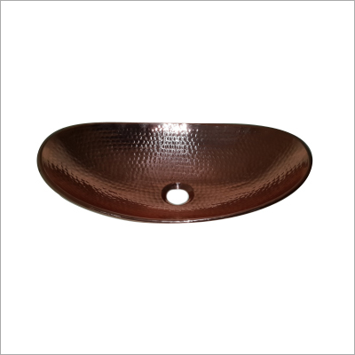 Boat Shape Copper Bathroom Sink - Various Sizes Any Color | Elegant Design Premium Quality Copper Material