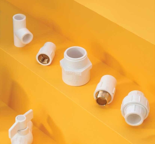 uPVC Plumbing Fittings - White PVC, 5-10mm Thickness | Female Connection, High Pressure Resistance