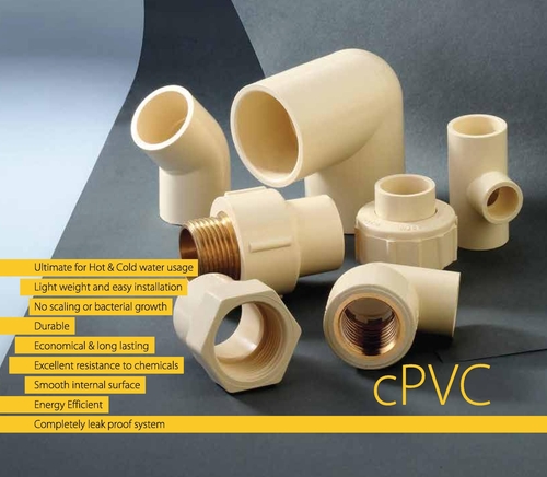 White Cpvc Plumbing Fittings