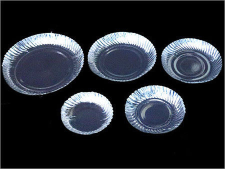 Silver Laminated Disposable Plate