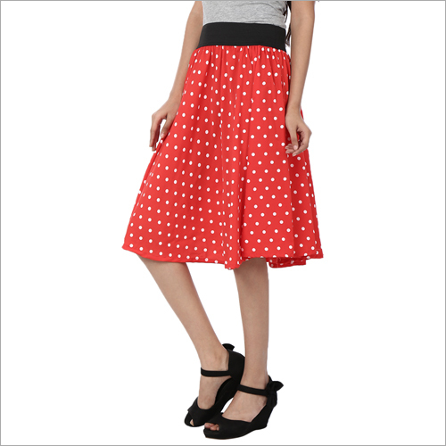 Ladies Polka Dot Skirt