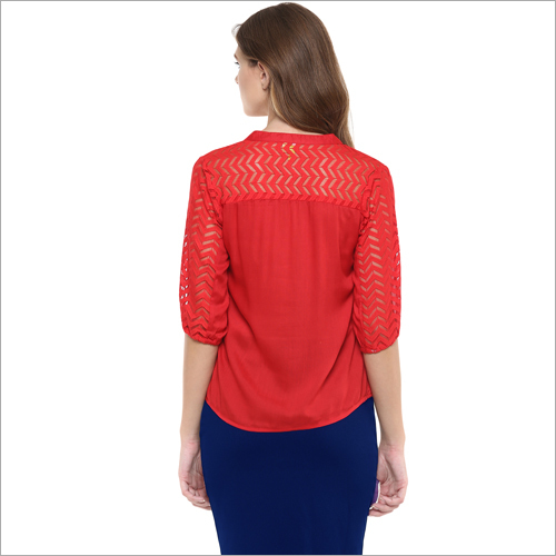 Ladies Plain Rayon Top