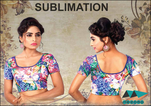 Cotton Printed Blouses - Formal Dress Type, Mix Color Design with Short Sleeves