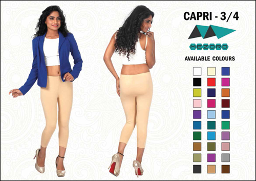 Denim Leggings - Cotton Blend, Cream Color | Formal Dress Type, Ethnic Indian Design, All-Season Comfort