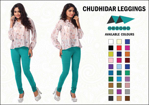 Green Chudhidar Leggings