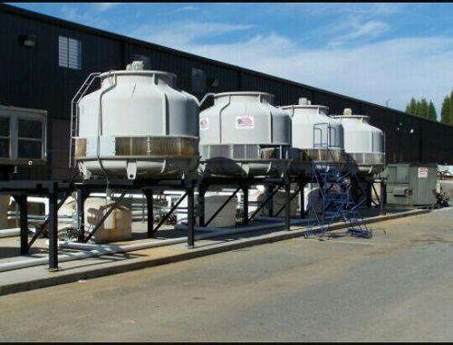 Industrial Draft Cooling Tower Installation