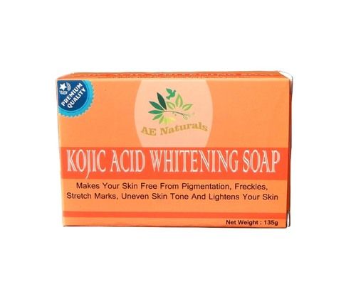 AE Naturals Premium Kojic Acid Soap For Skin Whitening 135g