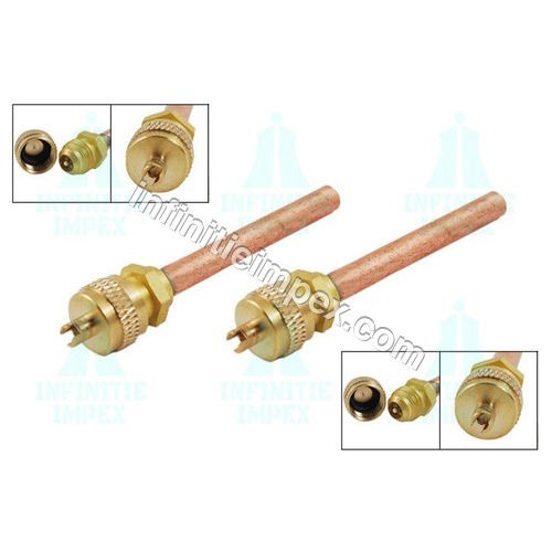 Refrigeration Brass Charging Nipple