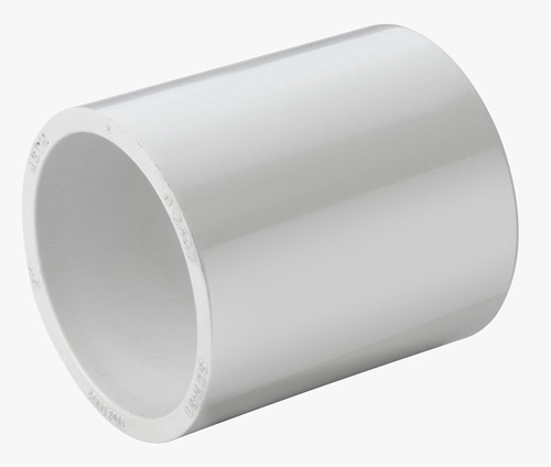 Reducing Coupler - PVC, 5-10mm Thickness, Male Connection | High Pressure, Round Shape, Elegant White Finish