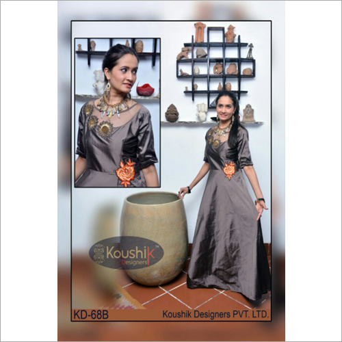 Modern Floor Length Gown