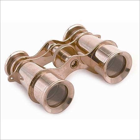 Antique Brass Binocular Focus Range: 720 Millimeter (Mm)