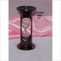 Wooden Sand Timer - Wood/glass, 101.6 X 127 Mm, Brown | Antique Look, Smooth Finish, Ideal For Gift And Home Decoration