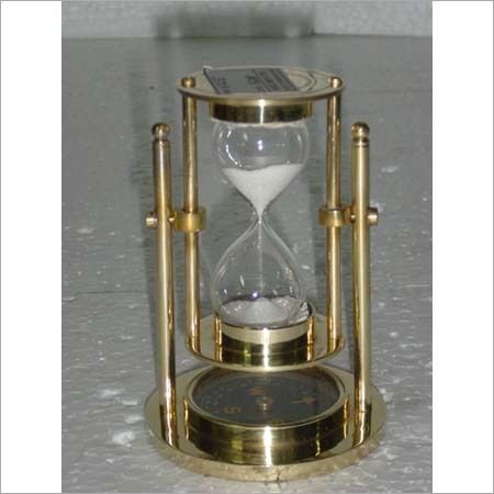 Golden Traditional Sand Timer Glass