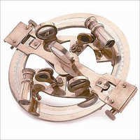 Golden Nautical Brass Sextant