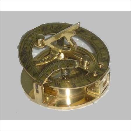 Golden Antique Sundial