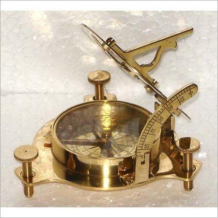 Brass Nautical Vintage Sextant Replica in Wooden Box ( 4 Inches) at Rs  1400/piece, Antique Sextant in New Delhi