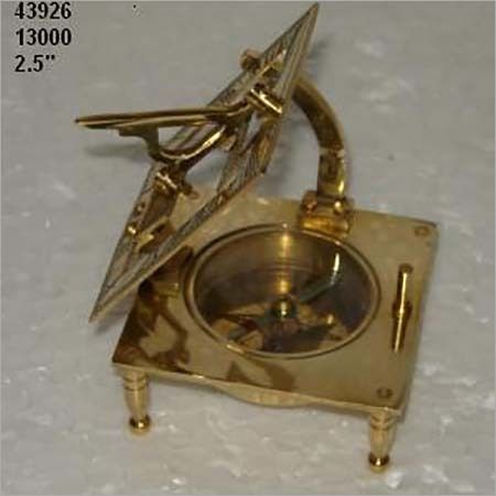 Golden Decorative Sundial