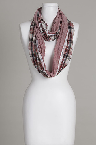 Check Scarf Length: 70X180Cm