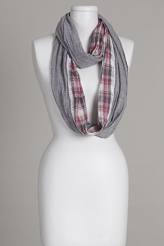 Check Scarf Length: 70X180Cm