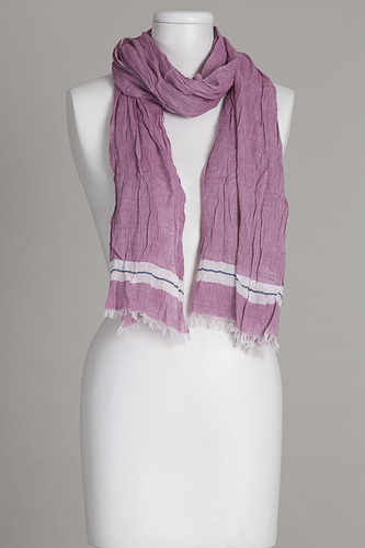 Striped Scarf Length: 70X180Cm